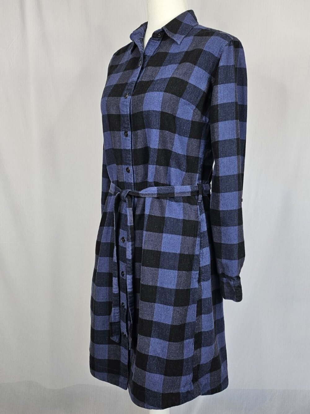 Royal Robbins | Buffalo Plaid Shirt Dress | Belted | Size XS